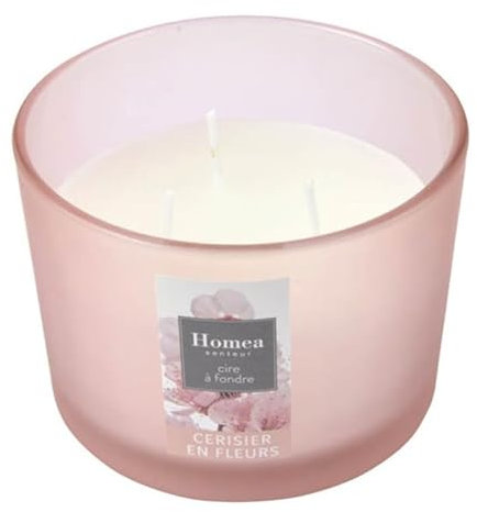 Bougie Verrine Parfumée Essentiel II 11cm Cerisier en Fleurs