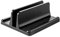 GERUI Supporto verticale per laptop, supporto verticale, salvaspazio, tre in un supporto, supporto regolabile, con base isolata, supporto verticale