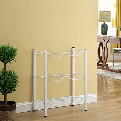 Bucket storage rack,Free-Standing Water Jug Rack Shelf, 5 Gallon Detachable Water Bottle Holder, Water Cooler Bottles Organizer Storage Rack with Reinforcement Frame, Free-Standing Organizer