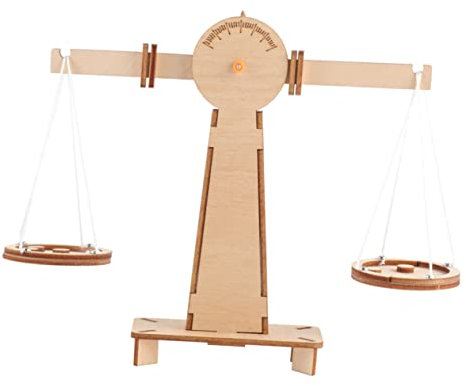 UPKOCH Holzwaage Spielzeug Waage Lernspielzeug Für Kinder Ab 6 Jahren Pädagogisches Gleichgewichtsspiel Aus Holz Mit Hebelwirkung Und Glatter Oberfläche Eltern Kind Interaktion