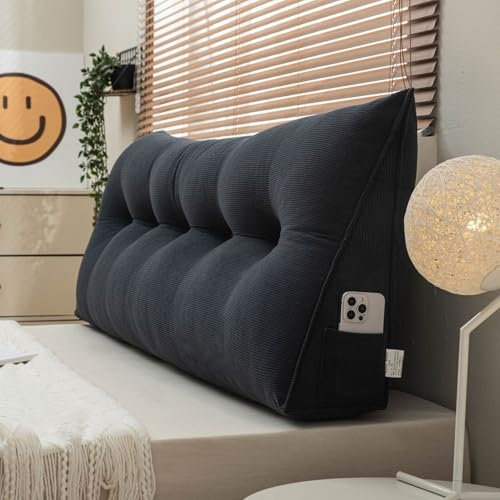 GaoYIYI Kissen Für Bettcouch-lesekissen, Keilkissen-kopfteilbett, Kissenbett-rückenlehne, Buchkissen-lendenkissenbett, Stützkissen Zum Lesen(Size:60 * 50 * 20cm,Color:4)