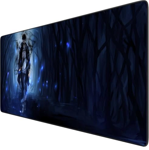 Solo Leveling XXL-Mauspad, multifunktional, Gaming, Anime, Maus, 3 mm, Büro, rutschfest, strukturierte Oberfläche für Computer, Gamer, Zuhause und Laptops