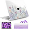 May Chen Case ONLY Compatible for 2024+ 13.8 Microsoft Surface Laptop 7 Windows PC with ARM CPU and AI-Powered Copilot+, Plastic Hard Shell Case with Keyboard Cover, Plants & Flowers