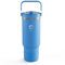 Fjbottle 40 oz Tumbler with Straw and Lid Double Wall Vacuum Insulated Stainless Steel Water Bottle Travel Mug with Handle Coffee Mug for Hot Iced Drink