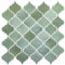Arabesque Peel and Stick Tile for Kitchen, Thickest Design Wall Tile, 10-Sheet 3D Self Adhesive Wall Tiles Backsplash, Green 12''×12'' Stick on Tiles for Kitchen and Bathroom.