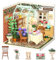 Rolife Super Creator DIY Miniature House Miniatur Haus Bausatz Selber Bauen Deko für Schreibtisch oder Bücherregal Modellbausatz Diorama Modellbau Bastelset für Kinder (Blooming Tea Garden)