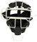 Oshhni Baseball-Catcher-Helm, Kopfbedeckung, Softball-Helm, leicht, breite Sicht, universeller Gesichtsschutz, Schwarz
