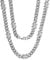 Sacina 16 Inch Barbed Wire Cuban Chain Necklace, One Size, Stainless Steel, No Gemstone, One Size, Stainless Steel, No Gemstone