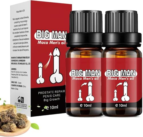 10ml Massage Öl für Männer,Peniswachstum Erhöhen Öl, Vergrößerungs Öl für schnelles Wachstum, Mann Potenz Wachstum Öl (2)