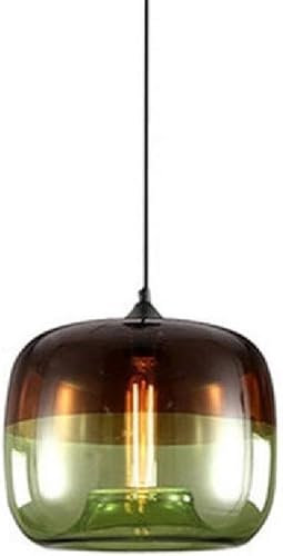 Lampe en verre soufflé à la main industrielle, abat-jour sphérique en verre soufflé à la main, îlot de cuisine moderne, salon, table d'étude, plafond coloré, bar, café, suspension, Luminaire