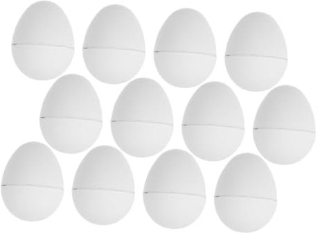 LOLIPPYY 12stücke Offene Leere Papier-eier Für -projekte Unbemalte -deko-eier Zum Bemalen Und Gestalten Für Bastelaktivitäten Und Osterfeiern