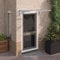 GCHDHAPB Door Canopy Grey and Transparent 122x90 cm Polycarbonate