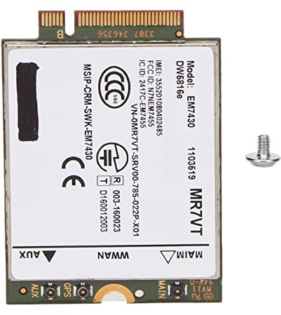 Haofy M.2 Latitude 7280 7285 7290 7389 7390 7480 7490 E7470-300Mbps-Netzwerkkarte -300Mbps-Netzwerkkarte- Erhöhen Sie die Konnektivität zu Hause, bei der Arbeit und Unterwegs – Hergestellt aus
