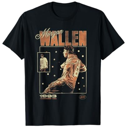 Offizielle Morgan Wallen Baseball-Karte T-Shirt