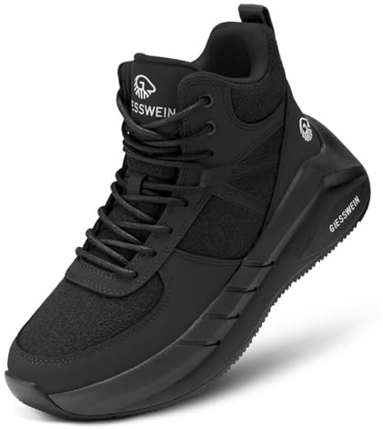 Giesswein Chunky High Sneaker Women - High Top Sneaker aus Merino & Leder | Bequem & sportlich mit EVA-Sohle – lässiger Damen Freizeitschuh mit Schaft für Alltag, City & kühle Tage