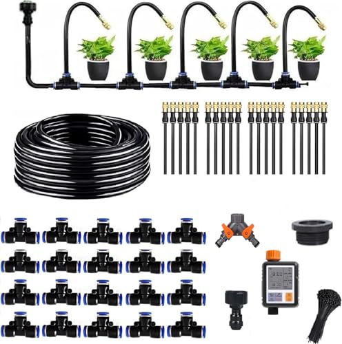 Sistema di irrigazione automatico da giardino, efficiente irrigatore per piante da esterno per prati e serre