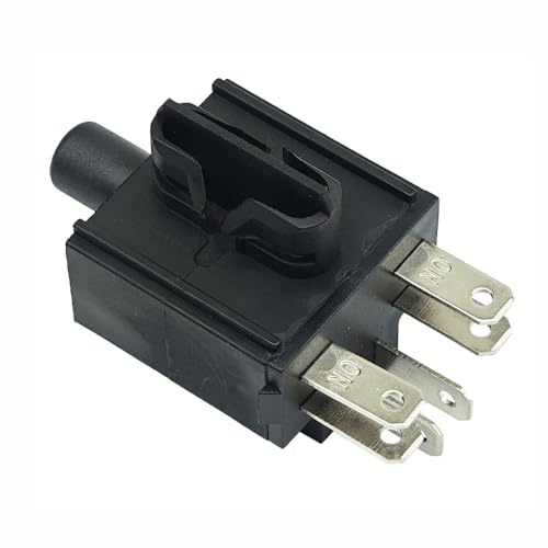 TOP-MAX Interrupteur de sécurité à 3 pôles remplace 725-04232 compatible avec CubCadet LTX-1040 LTX-1042 LTX-1045, interrupteur de frein électrique noir pour tondeuse à gazon de jardin, équipement