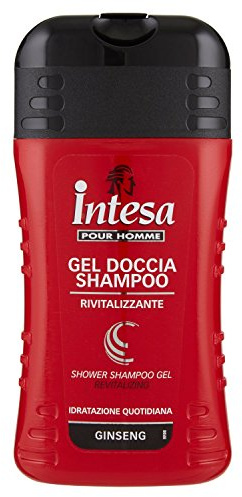 Intesa Pour Homme Gel Doccia Shampoo Rivitalizzante Ginseng, 250 ml