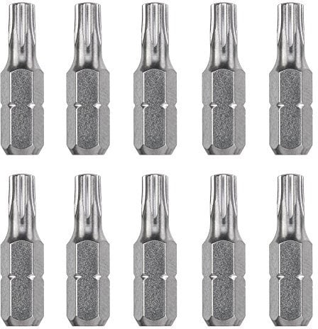 kwb Universal Bit-Box 10-piece Torx 15 Industrial Steel Bit Set, 25 mm Bits, 1/4'' Hex Shank