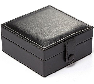 TREEWETO Custodia in pelle di lusso con display per orologio da tasca