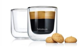 Nero Thermo-Espressogläser 2er Set, transparent H 6,5 cm Ø 6 cm 80 ml