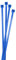 Lumonic 100x Kabelbinder 370 x 4,8mm I Blaue Kabelbinder in Industriequalität I Kabelbinder UV beständig, Kabelbinder wetterfest, Kabelbinder blau