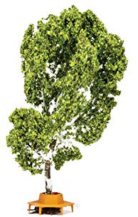Hornby R7218 Tree (with Circular Bench), OO Gauge Model Railway Scenery | Hornby for Model Railway OO Gauge, Train Accessories for Adding Scenery, Dioramas, Woodland, Buildings and More