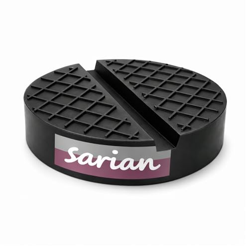 sarian 100x25mm Gummiauflage mit V-Nut & Waffeloberfläche für Wagenheber und Hebebühnen car jack