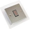 Single Double Light Plug Socket Switch Surround Finger Plate Acrylic (Clear, Single)