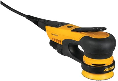 Mirka DEROS 350CV / Exzenter-Schleifer Schleifmaschine mit Zentral-Absaugung und Klett/für Ø 77mm Schleifpapier / 5,0mm Hub / MID3502011