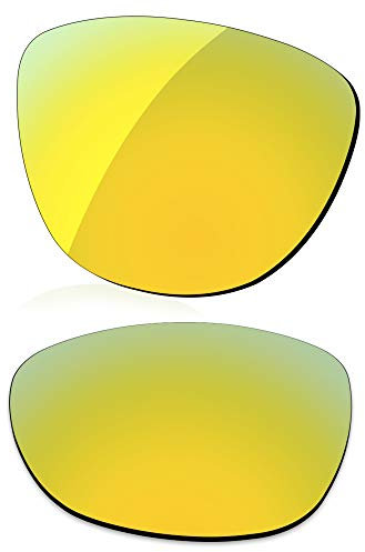 LenzReborn Polarisierte Linse Ersatz für Oakley Frogskins OO9013 Sonnenbrille – mehr Optionen Gr. Einheitsgröße, Vergoldet gelb – polarisiert verspiegelt