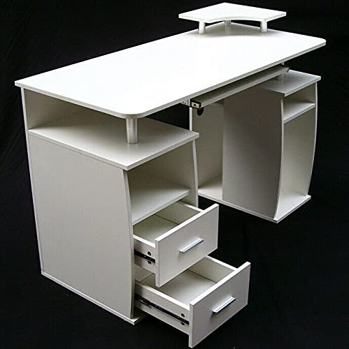 Multistore 2002 57040 AWZ Table d'ordinateur pour gaming Blanc 120 cm