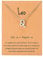 Silver Star Sign Pendant Chain Bracelet - Leo (23rd July - 22nd August) - Zodiac Constellation Horoscope Celestial Astrology Jewellery - Women Men Gift