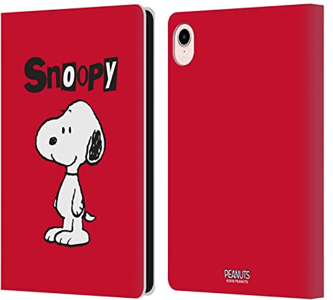 Head Case Designs Offizielle Peanuts Snoopy Persöhnlichkeiten Leder-Wallet-Hülle Kompatibel mit Apple iPad mini (2021/2024)
