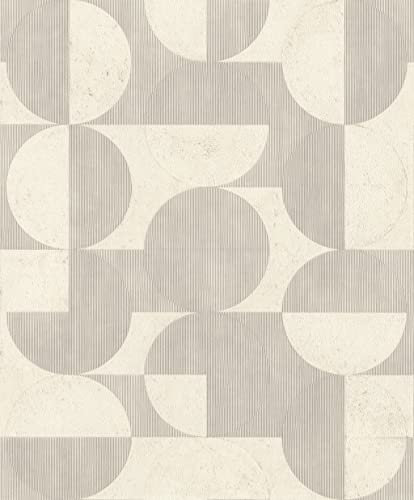 Rasch Tapeten Vliestapete (Industrial) Beige 10,05 m x 0,53 m Concrete 521313