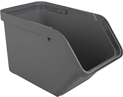 3 stück - Sunware Sigma Home Sortiereinheit, 49,3x27x29,8cm, 30 Liter - Anthrazit