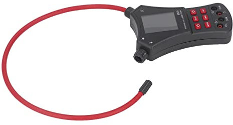 Pince ampèremétrique flexible, coque ABS Mesure sans contact légère Interface USB Pince ampèremétrique flexible avec sac de rangement pour espace étroit