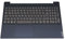 Lenovo 5CB0S18710 Original Tastatur inkl. Topcase DE (deutsch) grau/blau für IdeaPad S340-15IWL (81N8), 15API (81NC), 15IIL (81VW), 15IIL (81WL), 15IML (81NA)