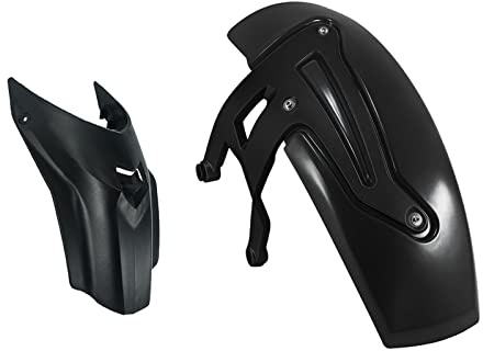 Mudguard Reifenabdeckung Spritzschutz Für BMW R1200GS LC Für ADV R1250GS R 1250 GS R1250 1250GS Für Adventure 1200 1250 2023 Motorrad Kotflügel Hinten Motorrad Kotflügel (Größe : Front Rear Black)