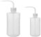LATRAT Juego de 2 regaderas de plástico, botellas de seguridad para la limpieza de botellas transparentes para jardinería, riego de plantas, laboratorio, 250/500 ml