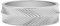 FOSSIL Damen-Edelstahlband Ringe, 6, Metallisches Silber