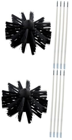 OUNONA 2 Ensembles Brosse de cheminée en Nylon balayette cheminée balayette cheminee Nettoyage Tuyau curage canalisation électrique annexe percer Brosse de Nettoyage Séchoir