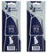 2 x White Plastic Covered Wire PLATE HANGERS for Wall - Suitable for 28 / 41 cm Plates - Made in UK