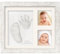 Baby Handabdruck und Fußabdruck Set - Gipsabdruck Baby Hand und Fuß für Neugeborene - Handabdruck Baby Bilderrahmen ​- Fußabdruck Baby Gipsabdruck Set - Baby Dusche Baby Abdruckset(Vintage White)