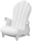 locwanot Mini Chair Wireless Fast Charger with 3-Color LED Light Portable Mini Chair Phone Holder Multifunctional Wireless Fast Charging Station Stand Suitable for All Phones White