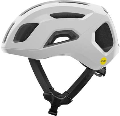 POC Unisex – Erwachsene Ventral Air MIPS Fahrradhelm, Hydrogen White/Uranium Black Matt, L (56-61cm)