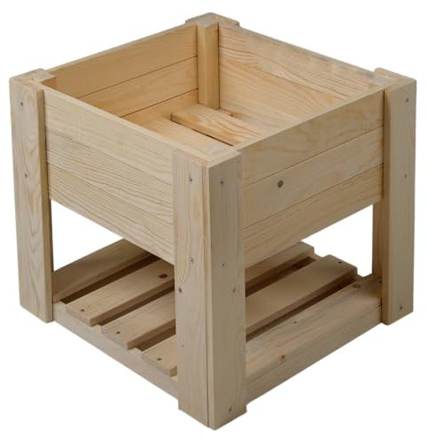 GASPO Fioriera in legno, con traliccio opzionale, variabile, 51 x 48 x 45 cm, Made in Austria