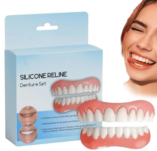 Kit De Prothèses Dentaires Bikenda En Silicone, Kit De Prothèses Dentaires Bikenda, Kit De Regarnissage En Silicone Pour Prothèses Dentaires, Kit De Réparation De Dents (1Set)