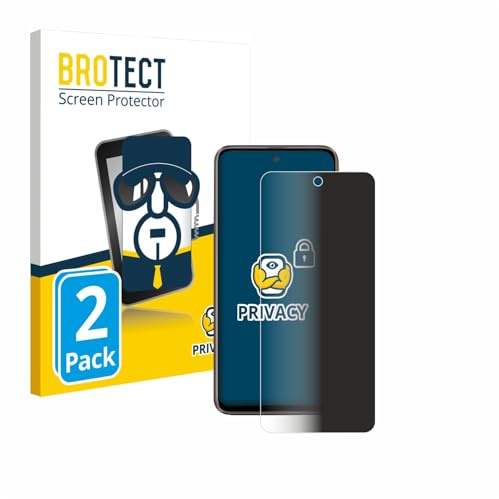 BROTECT Blickschutzfolie für HTC U23 | 2 Stück Anti-Spy Displayschutz Made in Germany Smartphones und Handys Privacy Screen Protector Blaulichtfilter Klare Folie
