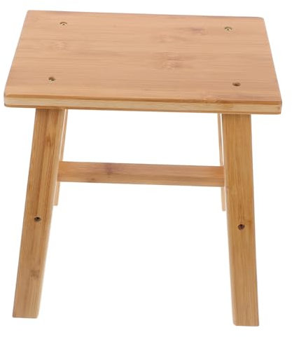 Amosfun Marchepied en Bois Robuste pour Enfants Petit Banc Multifonctionnel pour Salle De Bain Chambre À Coucher Cuisine